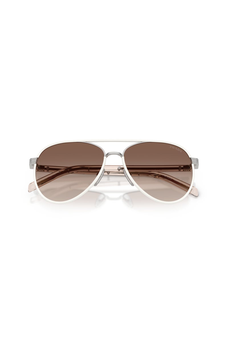 PRADA Square Sunglasses for Men - Matte Black - 56mm Lens - Image 5